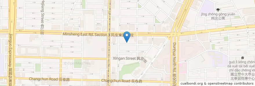 Mapa de ubicacion de 88家常菜 en Taiwan, New Taipei, Taipei, Songshan District.