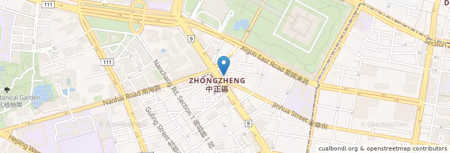 Mapa de ubicacion de 三娘香菇肉粥 en تایوان, 新北市, تایپه, 中正區.