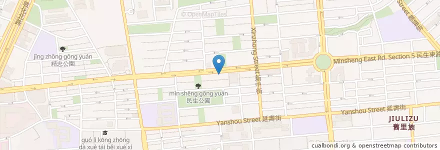 Mapa de ubicacion de 民生翁耳鼻喉科 en Taiwan, 新北市, Taipei, 松山區.