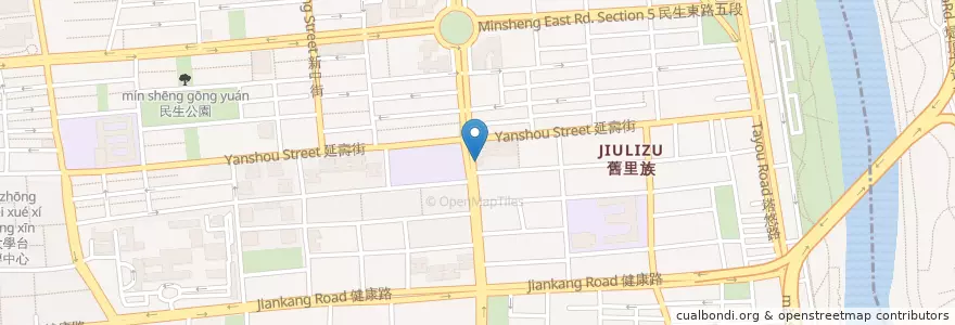 Mapa de ubicacion de 李政洋身心診所 en Taiwan, Nuova Taipei, Taipei, Distretto Di Songshan.