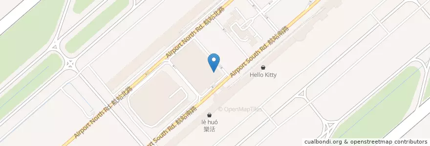 Mapa de ubicacion de 星巴克 en تایوان, 桃園市, 大園區.
