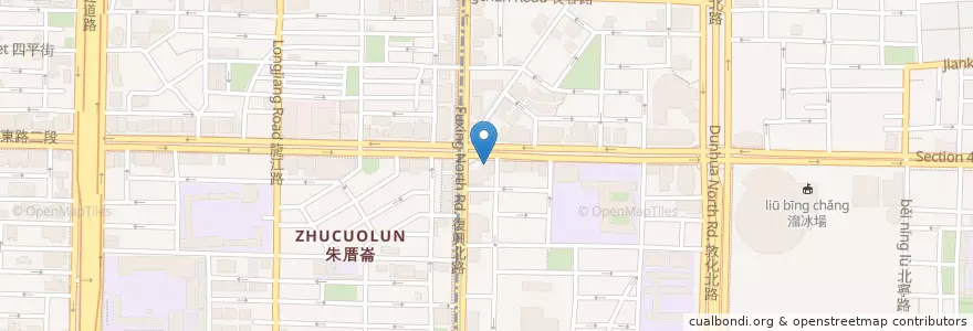 Mapa de ubicacion de 國泰世華商業銀行 en تایوان, 新北市, تایپه, 松山區.