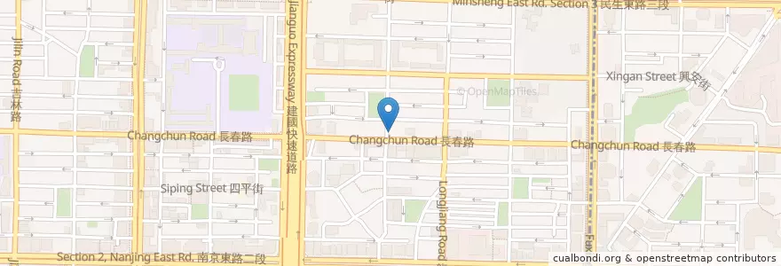 Mapa de ubicacion de 許記綜合蚵仔麵線‧臭豆腐‧油飯 en Taiwan, 新北市, Taipei, 中山區.