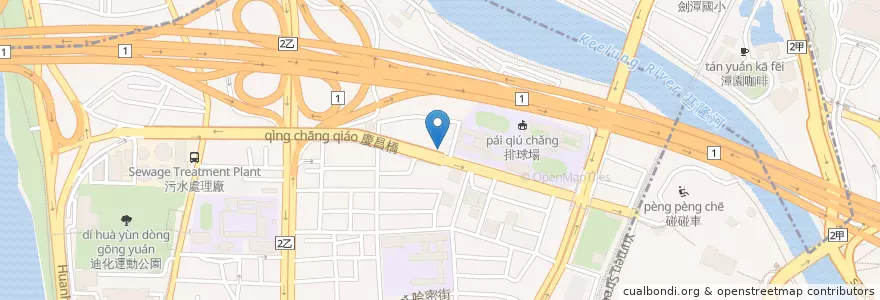 Mapa de ubicacion de 五府宮 en 타이완, 신베이 시, 타이베이시.