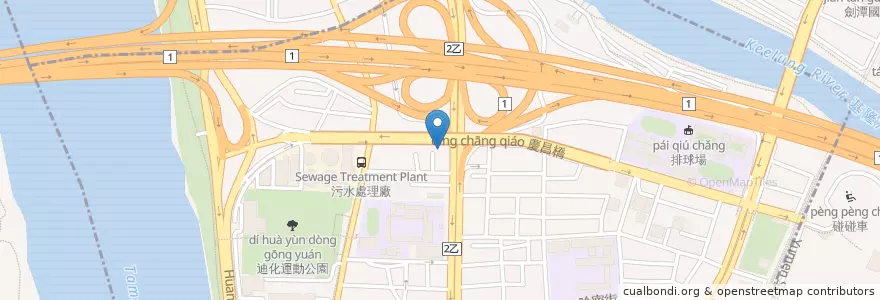 Mapa de ubicacion de 覺修宮 en Taiwan, 新北市, Taipei, 大同區.