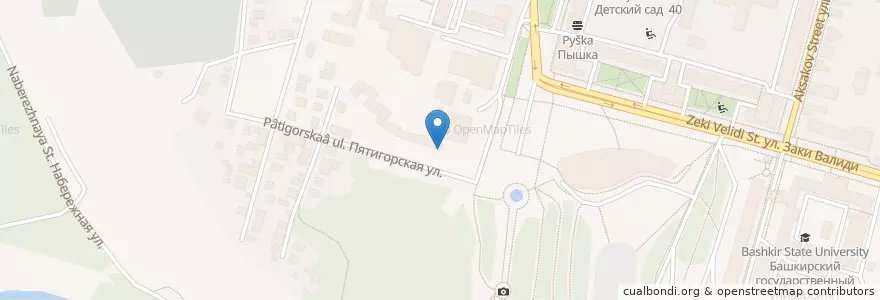Mapa de ubicacion de Школа № 35 en روسيا, Приволжский Федеральный Округ, باشقورستان, Городской Округ Уфа.