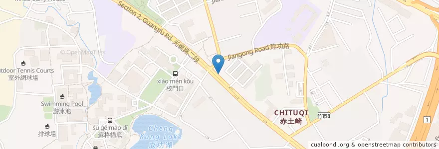 Mapa de ubicacion de 三商巧福 en 타이완, 타이완성, 신주시, 둥구.