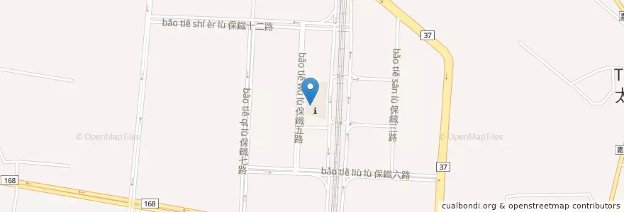 Mapa de ubicacion de 中租租車 en 臺灣, 臺灣省, 嘉義縣, 太保市.
