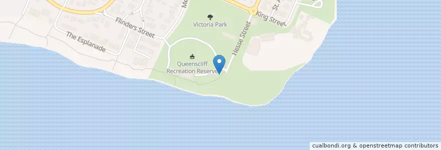 Mapa de ubicacion de Rip View Bistro en オーストラリア, ビクトリア, Borough Of Queenscliffe.