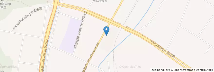 Mapa de ubicacion de Bank of China en 中国, 浙江省, 杭州市, 上城区.