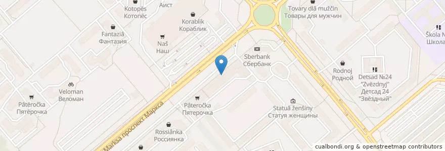 Mapa de ubicacion de Дольче Бьянко en Russia, Distretto Federale Centrale, Калужская Область, Городской Округ Обнинск.