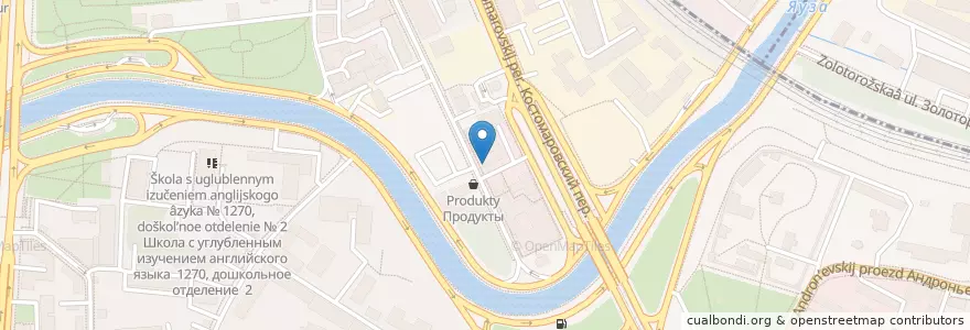 Mapa de ubicacion de Monkey's en 러시아, Центральный Федеральный Округ, Москва, Центральный Административный Округ, Таганский Район.