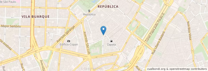 Mapa de ubicacion de Bob's en 브라질, 남동지방, 상파울루, Região Geográfica Intermediária De São Paulo, Região Metropolitana De São Paulo, Região Imediata De São Paulo, 상파울루.