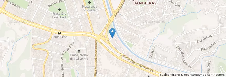 Mapa de ubicacion de CAR Partenon en Brasil, Região Sul, Rio Grande Do Sul, Região Metropolitana De Porto Alegre, Região Geográfica Intermediária De Porto Alegre, Região Geográfica Imediata De Porto Alegre, Porto Alegre.
