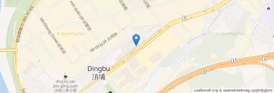 Mapa de ubicacion de 拉亞漢堡 en تايوان, تايبيه الجديدة, 土城區.