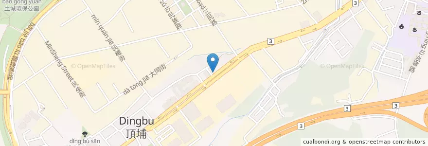 Mapa de ubicacion de 誠安診所 en تايوان, تايبيه الجديدة, 土城區.