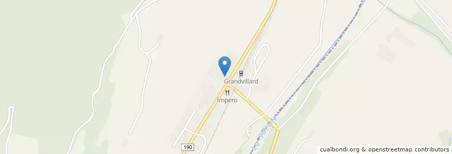 Mapa de ubicacion de Tamoil en Швейцария, Фрибур, Округ Грюйер, Bas-Intyamon.