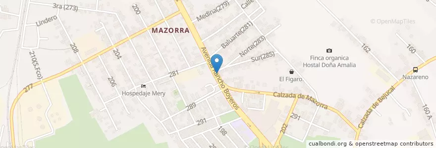 Mapa de ubicacion de Emily's en کوبا, La Habana, Boyeros.