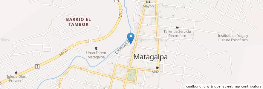 Mapa de ubicacion de Subway en Nicaragua, Matagalpa, Matagalpa (Municipio).