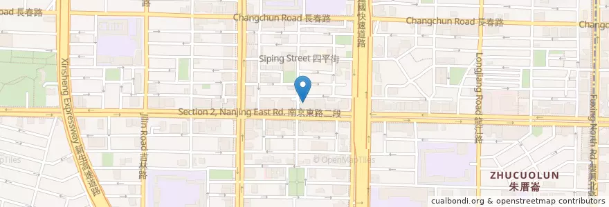 Mapa de ubicacion de MACUS商務中心 en 台湾, 新北市, 台北市, 中山区.