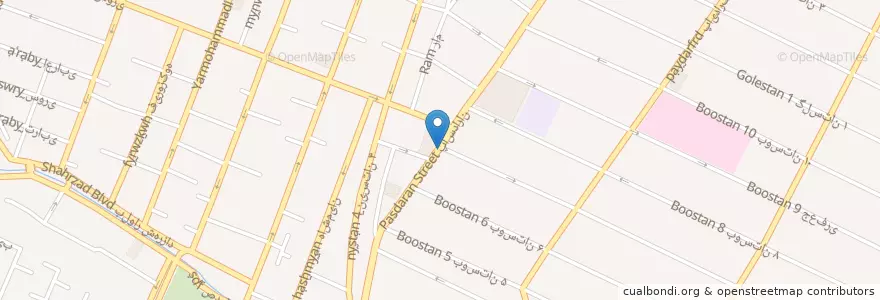 Mapa de ubicacion de کافه رومان en 伊朗, 德黑兰, شهرستان تهران, 德黑蘭, بخش مرکزی شهرستان تهران.