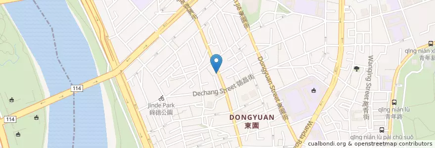 Mapa de ubicacion de 麥町土司工房早餐店 en Taiwan, 新北市, Taipé, 萬華區.