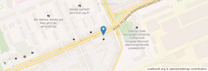 Mapa de ubicacion de GREEN HOUSE en ロシア, シベリア連邦管区, クラスノヤルスク地方, クラスノヤルスク管区.