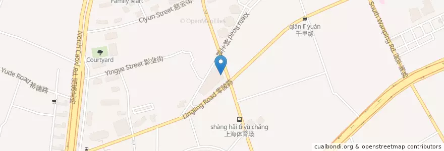 Mapa de ubicacion de 鎌倉PASTA en 中国, 上海市, 徐匯区.