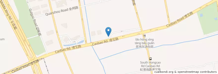 Mapa de ubicacion de 漕宝路桂菁路 en الصين, شانغهاي, 徐汇区.