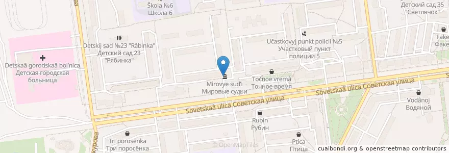 Mapa de ubicacion de Мировые судьи en Russia, Volga Federal District, Orenburg Oblast, Городской Округ Новотроицк.