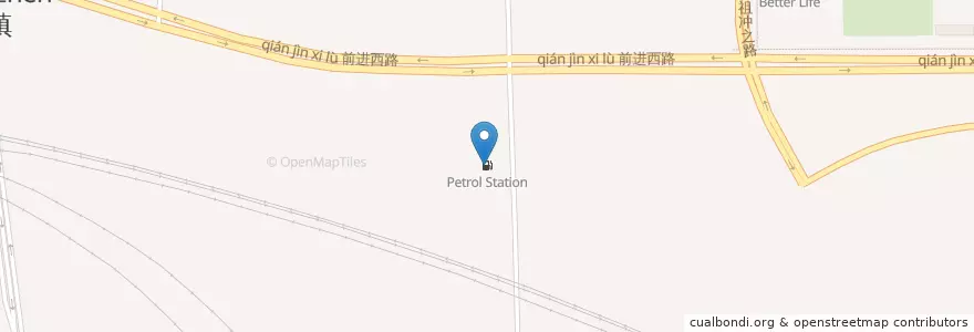 Mapa de ubicacion de Petrol Station en Çin, Suzhou, Jiangsu, Kunshan, 巴城镇.