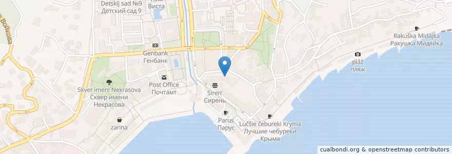 Mapa de ubicacion de РНКБ № 227 en Russland, Föderationskreis Südrussland, Autonome Republik Krim, Republik Krim, Jaltaer Stadtrat, Stadtkreis Jalta.