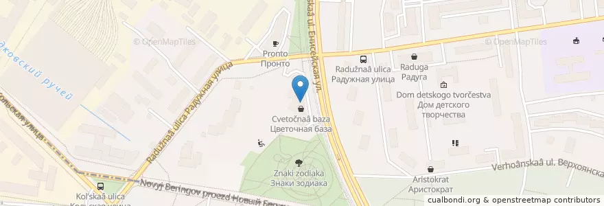 Mapa de ubicacion de Авиценна Фарма Свиблово en Rusland, Centraal Federaal District, Moskou, Северо-Восточный Административный Округ, Бабушкинский Район.