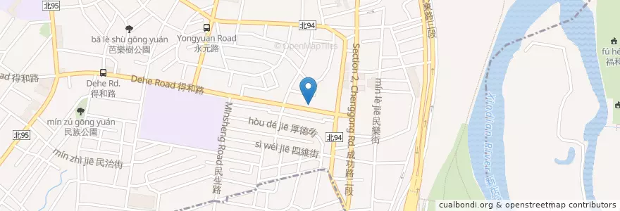 Mapa de ubicacion de McDonald's en Taiwan, New Taipei, Yonghe District.