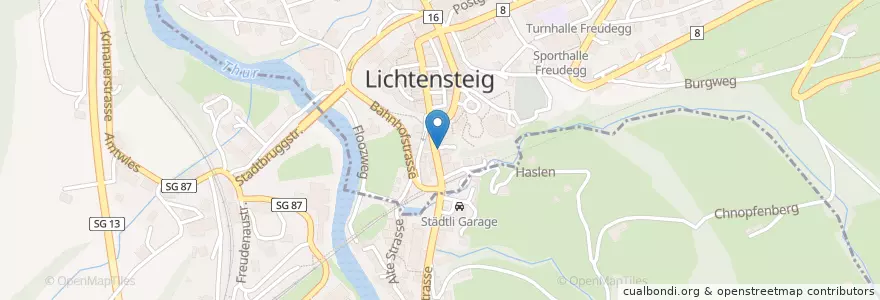 Mapa de ubicacion de Storchen en Швейцария, Санкт-Галлен, Wahlkreis Toggenburg, Wattwil.
