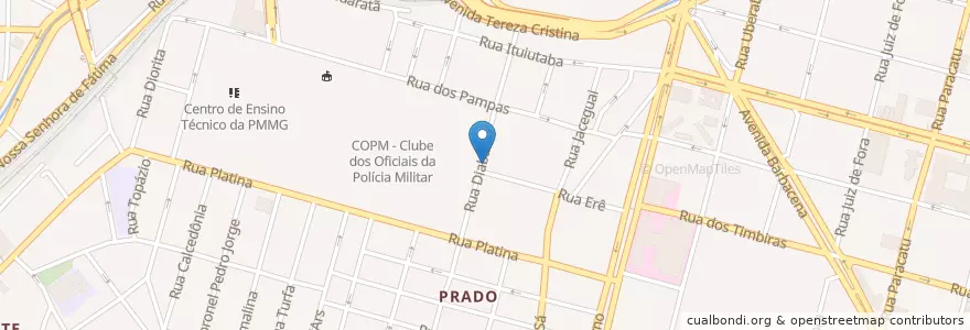 Mapa de ubicacion de Drogaria Araújo en Brasilien, Südosten, Minas Gerais, Região Geográfica Intermediária De Belo Horizonte, Região Metropolitana De Belo Horizonte, Microrregião Belo Horizonte, Belo Horizonte.