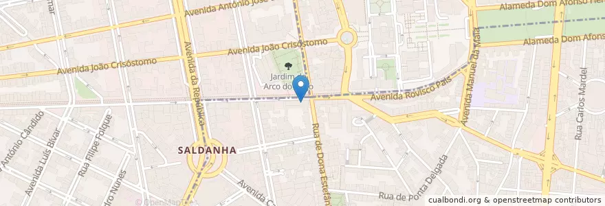 Mapa de ubicacion de Vitaminas & Sabores en Португалия, Área Metropolitana De Lisboa, Лиссабон, Grande Lisboa, Лиссабон, Avenidas Novas.