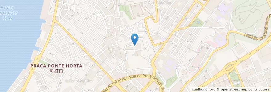 Mapa de ubicacion de 銀座廣場停車場 Auto-Silo d. Praça Ginza en China, Macao, Provincia De Cantón, Macao, 珠海市, 香洲区.