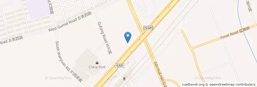 Mapa de ubicacion de 交通银行BCM en 中国, 上海市, 闵行区.
