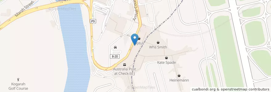 Mapa de ubicacion de Enterprise en オーストラリア, ニューサウスウェールズ, Bayside Council, Sydney.