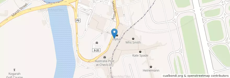 Mapa de ubicacion de Hertz en Australia, Nuovo Galles Del Sud, Bayside Council, Sydney.
