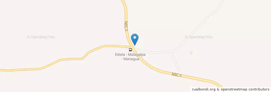 Mapa de ubicacion de El Ranchon en Nicaragua, Estelí, Estelí (Municipio).