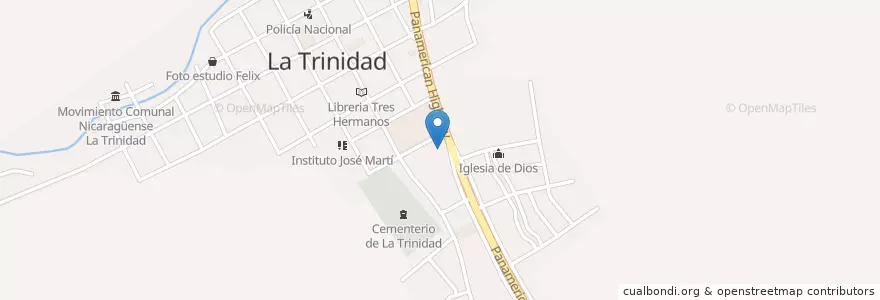 Mapa de ubicacion de Petronic La Trinidad en نيكاراجوا, Estelí, La Trinidad (Municipio).