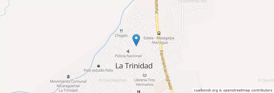 Mapa de ubicacion de Farmacia San Jerónimo en Nikaragua, Estelí, La Trinidad (Municipio).