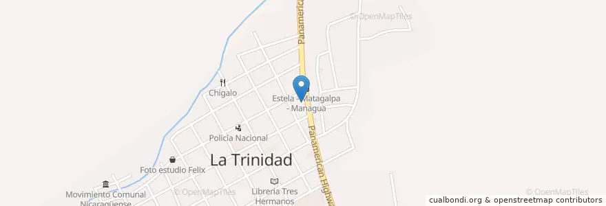 Mapa de ubicacion de Rinconcito Familiar en نیکاراگوئه, Estelí, La Trinidad (Municipio).