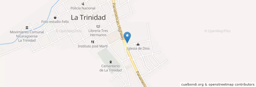 Mapa de ubicacion de Juzgado la Trinidad en Nicarágua, Estelí, La Trinidad (Municipio).