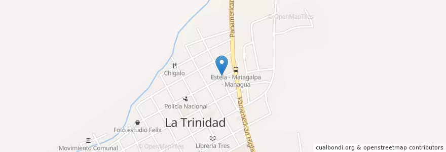 Mapa de ubicacion de Eskimeria en Nicaragua, Estelí, La Trinidad (Municipio).
