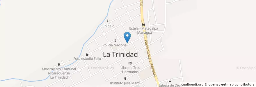 Mapa de ubicacion de Fundenuse La Trinidad en ニカラグア, エステリ県, La Trinidad (Municipio).