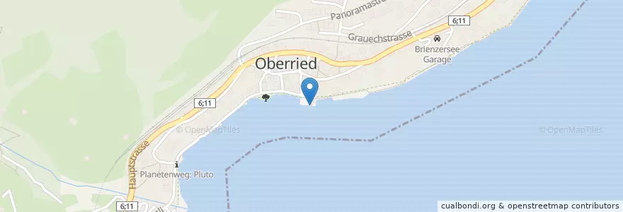 Mapa de ubicacion de Oberried am Brienzersee (See) en Suíça, Berna, Verwaltungsregion Oberland, Verwaltungskreis Interlaken-Oberhasli, Oberried Am Brienzersee.