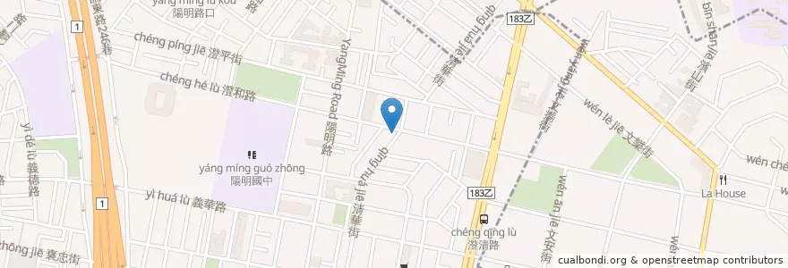 Mapa de ubicacion de 禧城嫩骨飯 en Taiwan, Kaohsiung, 三民區.